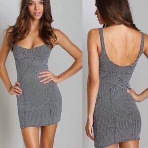 ✨ FREE PEOPLE bodycon polka dot dress!